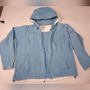 Cabela's Light Blue Hooded Jacket